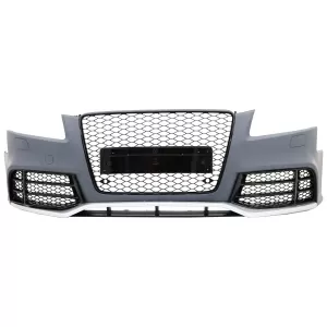 image-73-Frontstoßstange für Audi A5 8T Pre Facelift 2007-2011 RS5 Look Bienenwabe Gitter