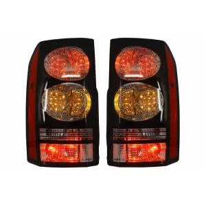 LED Rücklichter für Rover Discovery 3 & 4 04-16 Schwarz Umwandlung in Facelift Look-image-6026480