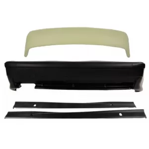 Rear Bumper with Side Skirts Trunk Spoiler Top Wing LTW Design suitable for BMW E36 3 Series (1992-1998) M3 Design
