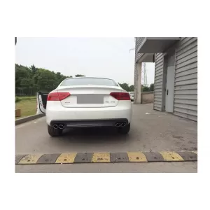 Hátsó lökhárító diffúzor kipufogóvégekkel AUDI A5 8T 2 ajtós Coupe/Cabriolet (2012-2015), S5 Dizájn-image-6126588