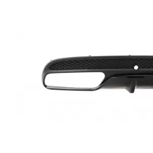 Bara Fata cu Difuzor Bara Spate cu Ornamente Evacuare Sport Editie Neagra compatibil cu Mercedes C-Class W205 S205 (2014-2020) C63 Design-image-6026855
