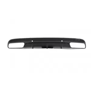 Bara Fata cu Difuzor Bara Spate cu Ornamente Evacuare Sport Editie Neagra compatibil cu Mercedes C-Class W205 S205 (2014-2020) C63 Design-image-6026856