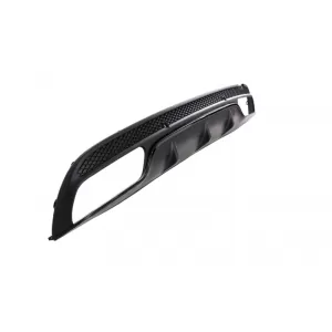 Bara Fata cu Difuzor Bara Spate cu Ornamente Evacuare Sport Editie Neagra compatibil cu Mercedes C-Class W205 S205 (2014-2020) C63 Design-image-6026857