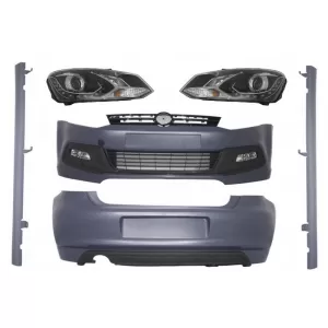 image-23-Komplett Body Kit VW Polo 6R (2009-) R-Line Dizájn, LED nappali menetfényes fényszórókkal, fekete