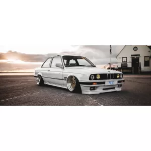 Front Bumper Spoiler Lip suitable for BMW 3 Series E30 Limousine Cabrio Touring (1982-1994)