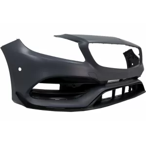 Body Kit für Mercedes A W176 12-18 A45 Look Spoiler Splitter Lamellen Aero-image-6081471