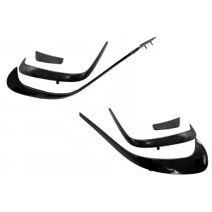 Body Kit für Mercedes A W176 12-18 A45 Look Spoiler Splitter Lamellen Aero-image-6081476