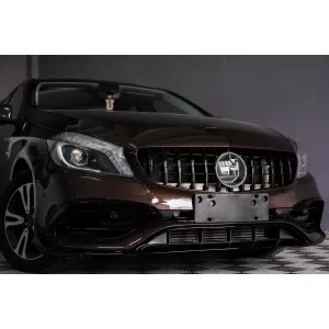 Body Kit für Mercedes A W176 12-18 A45 Look Spoiler Splitter Lamellen Aero-image-6101484