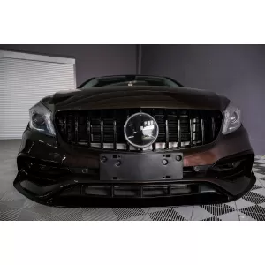 Body Kit für Mercedes A W176 12-18 A45 Look Spoiler Splitter Lamellen Aero-image-6101486