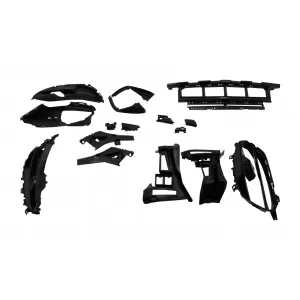 Complete Body Kit suitable for Mercedes A-Class W176 (2012-2018) A45 Design with Spoiler Splitters Fins Aero