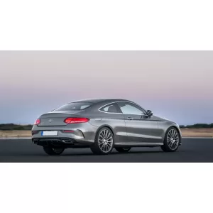 Heckdiffusor für Mercedes C-Klasse C205 A205 Coupé Cabriolet 14-19 C63 Look-image-6032868