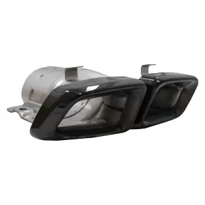 Ornamente tobe pentru sistemul de evacuare compatibil cu Mercedes M-Class W166 (2012-2015) CLS-Class W218 Facelift CLS630 Negru-image-6029690