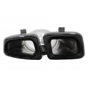 Ornamente tobe pentru sistemul de evacuare compatibil cu Mercedes M-Class W166 (2012-2015) CLS-Class W218 Facelift CLS630 Negru-image-6029693