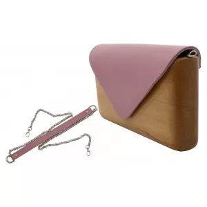 image-20-Lemnia Shoulder Bag Nude Pink - Handmade