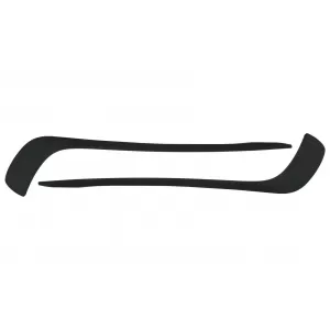 Stoßstange Splitter Flossen Aero für Mercedes A-Klasse W176 12-08.15 A45 Look-image-6032219