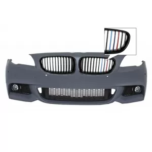 image-14-M-Technik első lökhárító ködlámpával, M-Power 3 színű hűtőráccsal BMW F10/F11 5 2011+