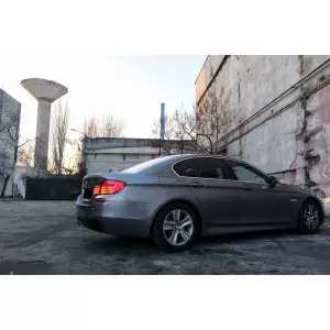 Complete Body Kit suitable for BMW F10 5 Series (2011-2014) M-Technik Design With Fog Light Projectors Smoke-image-6064467