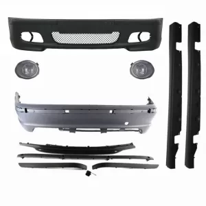 image-18-Body Kit BMW E46 Sedan (1998-2004), M-Technik M-Tech M-Sport dizájn, króm ködlámpával