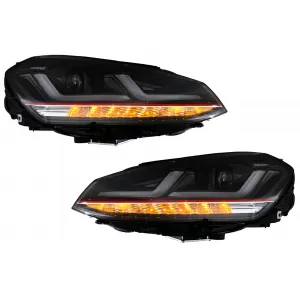 Osram Full LED Scheinwerfer für VW Golf 7 VII 12-17 rot GTI Upgrade für Halogen-image-6034604