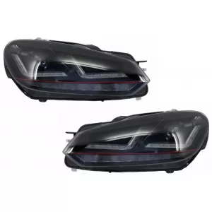 Osram Xenon Scheinwerfer für VW Golf 6 VI 08-12 Rote GTI LED Dynamic Sequential-image-6028766