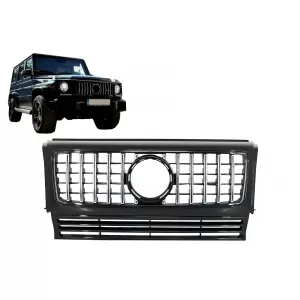 image-19-prednji grill-maska pogodna za MERCEDES G-Klasu V463 (1990-2014) Novi G63 GT- R Panamerika dizajn