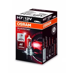 image-64-OSRAM halogén fényszóró izzó SILVERSTAR 2.0 64210SV2 H7 12V 55W kartondoboz (1 darab)