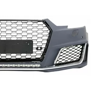 Stoßstange für Audi A4 B9 8W 2016-2018 Quattro RS4 Look Bienenwabe Gitter Unterlippe-image-6033379