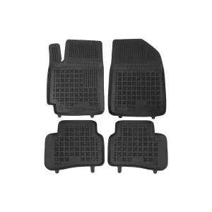 Covorase Presuri Auto Negru din Cauciuc compatibil cu KIA Rio IV (2017-up)-image-6031942