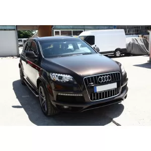 Prelungiri Off Road Praguri Trepte Laterale compatibil cu AUDI Q7 Facelift S-Line (2010-2015)-image-6030777
