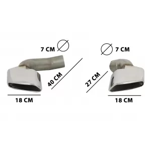 Pachet Exterior Aero Prelungire Bara Fata si Difuzor compatibil cu BMW X5 F15 (2014-2018) Aerodynamic Design-image-6031310