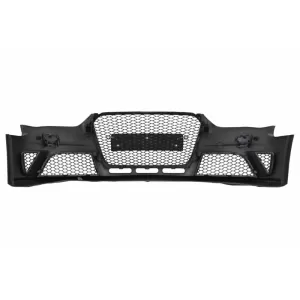 Bara Fata cu Difuzor Bara Spate si Ornamente Evacuare compatibil cu Audi A4 B8 Facelift (2012-2015) Sedan Avant RS4 Design-image-6031029