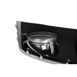Bara Fata cu Difuzor Bara Spate si Ornamente Evacuare compatibil cu Audi A4 B8 Facelift (2012-2015) Sedan Avant RS4 Design-image-6031033