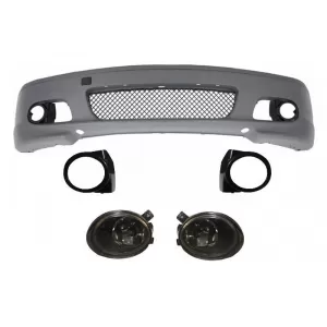 image-8-Frontstoßstange für BMW 3 E46 (99–07) M-Technik II Design mit getönten Nebelscheinwerfern