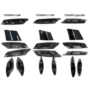 Roof Boot Lid Spoiler suitable for Mercedes GLA X156 (2014-2019) GLA45 Design Piano Black
