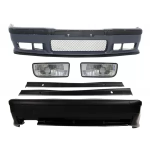 image-20-Komplett Body Kit BMW 3 E36 1992-1998, M3 Dizájn, króm ködlámpával és küszöb spoilerrel
