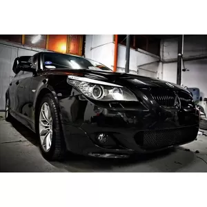 Pare-chocs pour BMW 5 LCI E60 E61 07-10 PDC 18 Projecteurs antibrouillard M-Technik Look-image-6031722