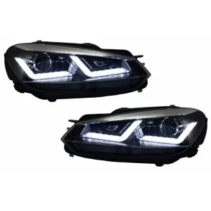 Kühlergrill für VW Golf VI 08-12 Osram Scheinwerfer LED Dynamic Sequential R20 Look-image-6031802