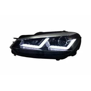 Kühlergrill für VW Golf VI 08-12 Osram Scheinwerfer LED Dynamic Sequential R20 Look-image-6031803