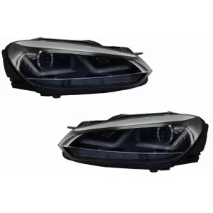 Kühlergrill für VW Golf VI 08-12 Osram Scheinwerfer LED Dynamic Sequential R20 Look-image-6031804