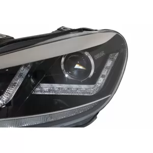 Kühlergrill für VW Golf VI 08-12 Osram Scheinwerfer LED Dynamic Sequential R20 Look-image-6031806