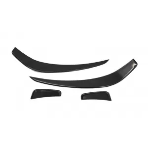 Stoßstangensplitter Flossen Aero für Mercedes W176 A 12-08/15 A45 Look-image-6032307