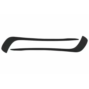 Stoßstangensplitter Flossen Aero für Mercedes W176 A 12-08/15 A45 Look-image-6032308
