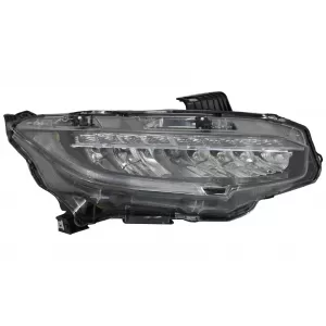 Headlights Full LED suitable for Honda Civic Mk10 FC/FK (2016-Up) Sedan & Hatchback with Sequential Dynamic Turning Lights