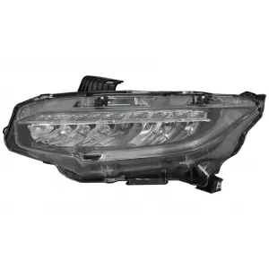 Headlights Full LED suitable for Honda Civic Mk10 FC/FK (2016-Up) Sedan & Hatchback with Sequential Dynamic Turning Lights