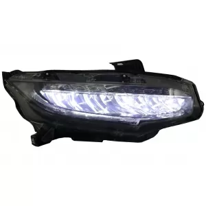 Headlights Full LED suitable for Honda Civic Mk10 FC/FK (2016-Up) Sedan & Hatchback with Sequential Dynamic Turning Lights