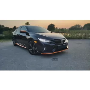 Headlights Full LED suitable for Honda Civic Mk10 FC/FK (2016-Up) Sedan & Hatchback with Sequential Dynamic Turning Lights
