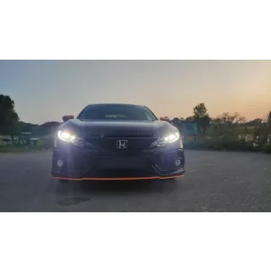 Headlights Full LED suitable for Honda Civic Mk10 FC/FK (2016-Up) Sedan & Hatchback with Sequential Dynamic Turning Lights