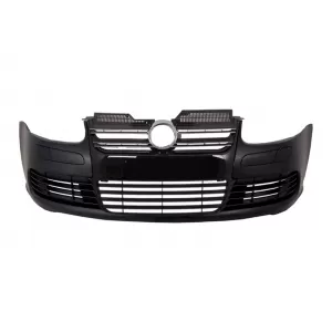 Stoßstange für VW Golf V 5 2003-2007 Seitenschweller R32 Glänzend schwarz Gitter-image-6032553