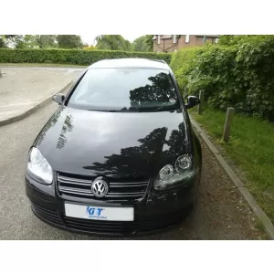 Stoßstange für VW Golf V 5 2003-2007 Seitenschweller R32 Glänzend schwarz Gitter-image-6032562
