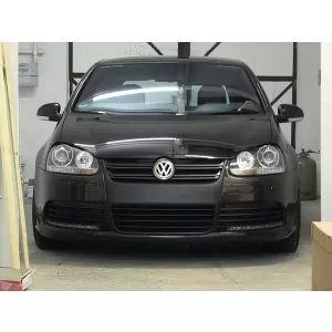Stoßstange für VW Golf V 5 2003-2007 Seitenschweller R32 Glänzend schwarz Gitter-image-6032563